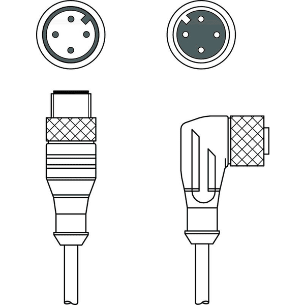 L-KDS U-M12-4W-M12-4A-P1-020-3DP0