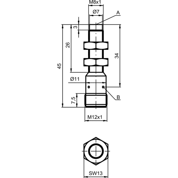 L-IS 208MM/4NO-2N5-S122