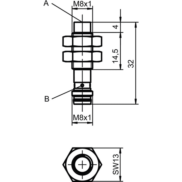 L-ISS 208MM/4NO-2N5-S8.32